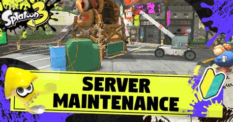 The announcement also notes that this will not contain software updates. . Splatoon server maintenance